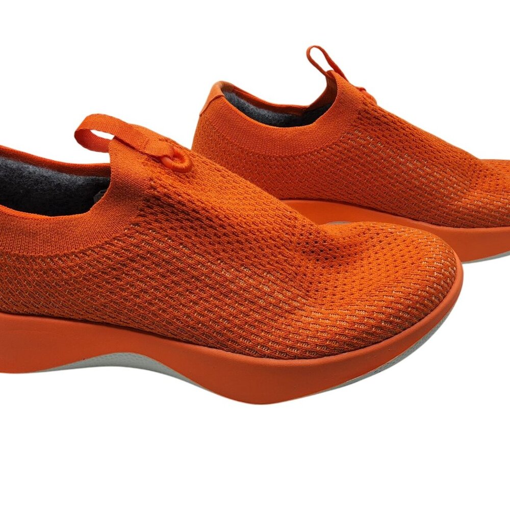 Allbirds Womens TD Orange Pull On Mesh Athletic Shoes